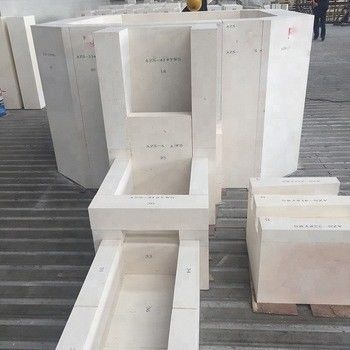 Πυροσβεστικό γυάλινο λιωτήρα AZS Block με 1770°-2000° ανθεκτικότητα και περιεκτικότητα σε CaO 0,3-1%