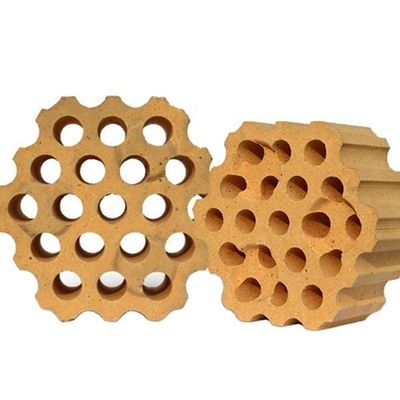 Γεννήτης θερμού ψηλού φούρνου 19 τρύπες Fireclay Checker τούβλο με περιεκτικότητα σε CaO 0,34%