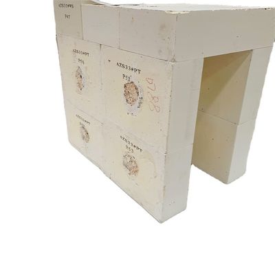 33% Περιεκτικότητα σε ZrO2 CS3 CS4 CS5 Azs Ανθεκτικά τούβλα για καυστήρα τήξης γυαλιού το 2023