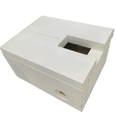 Λευκά λιωμένα ηλεκτρικά κατεργασμένα ανθεκτικά μπλοκ AZS για καμίνους τήξης γυαλιού