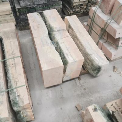 AZS Συσταμένα πυρόσταστατα τούβλα ζιρκόνιας κορούντου για φούρνο γυαλιού και σιλικιτικού νατρίου