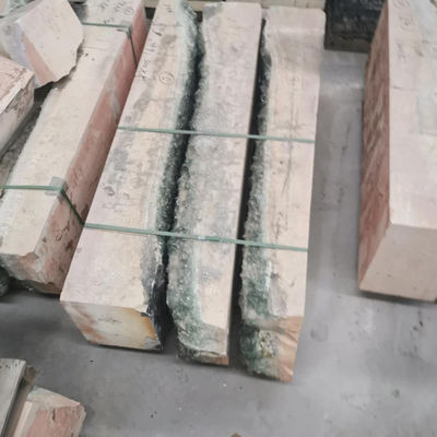 Απευθείας προμήθεια Zirconia Mullite Refractory Brick Azs υλικό μπλοκ για χύδην τούβλα