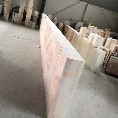 13% περιεκτικότητα σε SiO2 Ανθεκτικό μπλοκ AZS τούβλο για φούρνο υαλοπίνακα και φούρνο διύλισης