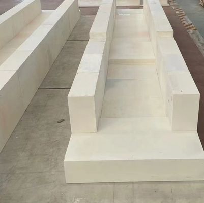 AZS33 Πυροσβεστικά τούβλα για ανθεκτικά γυάλινα φούρνα